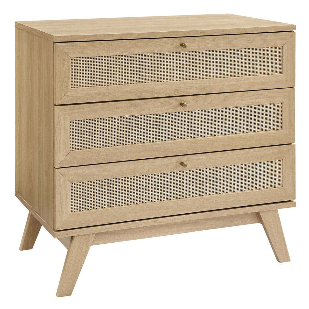 Modway MOD-7051-OAK Soma 3-Drawer Dresser Oak