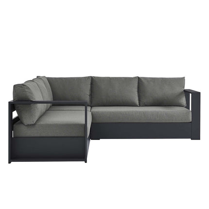 Modway EEI-6668 Tahoe 3-Piece Outdoor Patio Powder-Coated Aluminum Sectional Sofa Set Modway