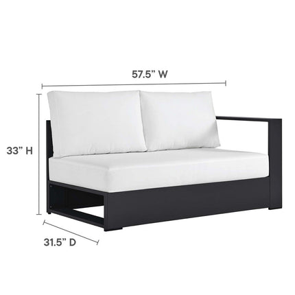 Modway EEI-6668 Tahoe 3-Piece Outdoor Patio Powder-Coated Aluminum Sectional Sofa Set Modway