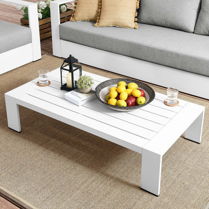 Modway EEI-5677 Tahoe Outdoor Patio Powder-Coated Aluminum Coffee Table Modway