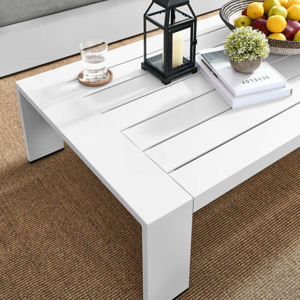 Modway EEI-5677 Tahoe Outdoor Patio Powder-Coated Aluminum Coffee Table Modway