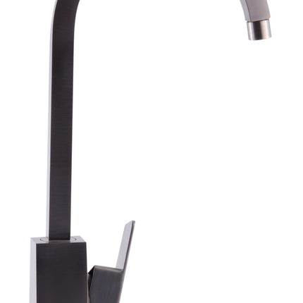 ALFI brand AB3470-BN Brushed Nickel Gooseneck Single Hole Bathroom Faucet Alfi Brand