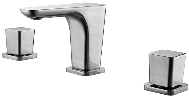 ALFI brand AB1782-BN Brushed Nickel Widespread Modern Bathroom Faucet Alfi Brand