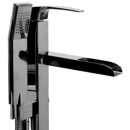 ALFI brand AB2843-PC Polished Chrome Single Hole Floor Mounted Waterfall Tub Filler Alfi Brand