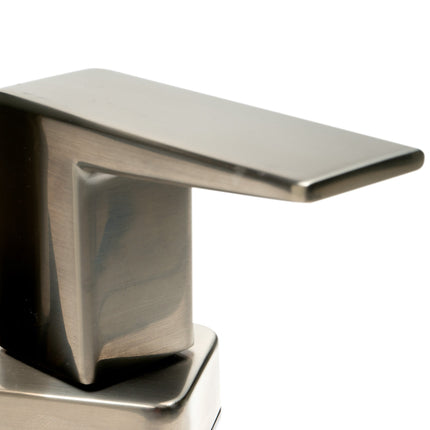 ALFI brand AB1020-BN Brushed Nickel Two-Handle 4'' Centerset Bathroom Faucet ALFI brand
