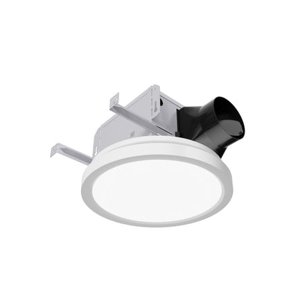 Twilight Series 100 CFM Ceiling Mount Bathroom Exhaust Fan with Brilliant LED Light, Humidity Sensor, Night Light Anzzi