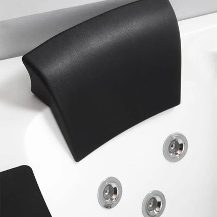 EAGO AM198ETL-R 5 ft Clear Rounded Right Corner Acrylic Whirlpool Bathtub