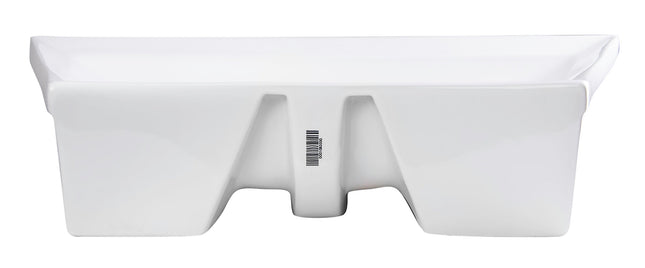 EAGO BA142 28" Rectangular Porcelain Bathroom Vessel Sink with Single Hole EAGO
