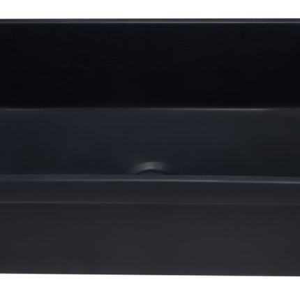ALFI brand AB3320SB-BM 33 inch Black Reversible Single Fireclay Farmhouse Kitchen Sink Alfi Brand