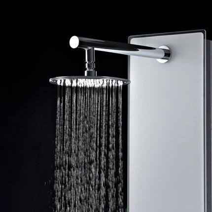 ANZZI Veld Series 64 in. Full Body Shower Panel System with Heavy Rain Shower and Spray Wand in White SP-AZ048 Anzzi