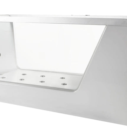 EAGO AM152ETL-6 6 ft Clear Rectangular Acrylic Whirlpool Bathtub