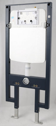 EAGO PWG380-BM Black Matte Dual Flush Wall Mounted Toilet Tank Carrier for WD101, WD332, WD333 EAGO