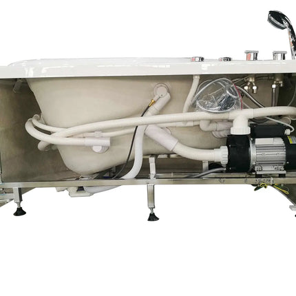 EAGO AM175-L  5'' White Acrylic Whirlpool Bathtub - Drain on Right