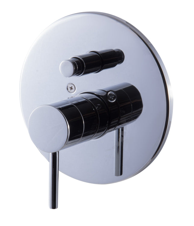 ALFI brand AB1701-PC Polished Chrome Pressure Balanced Round Shower Mixer with Diverter Alfi Brand