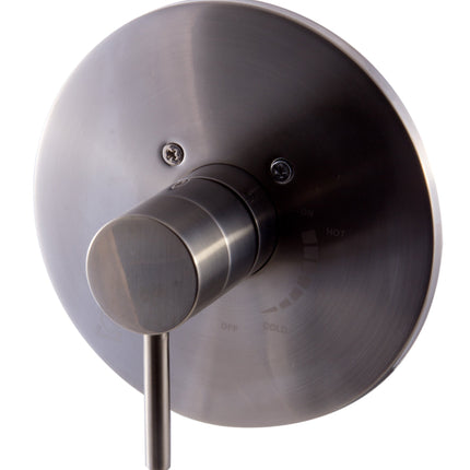 ALFI brand AB1601-BN Brushed Nickel Pressure Balanced Round Shower Mixer Alfi Brand