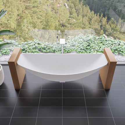 ALFI brand AB2875-PC Polished Chrome Free Standing Floor Mounted Bath Tub Filler Alfi Brand