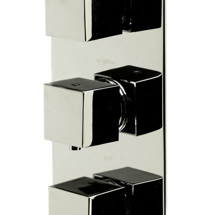 ALFI brand AB2701-PC Polished Chrome Square 2 Way Thermostatic Shower Mixer Alfi Brand