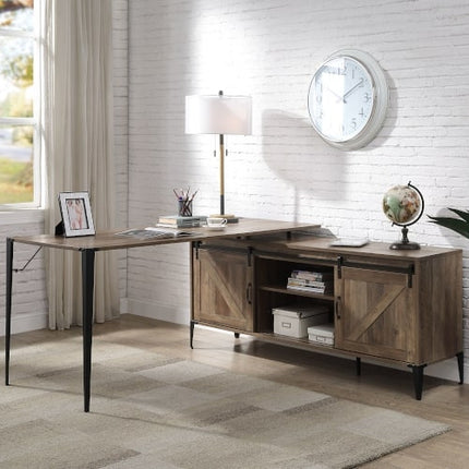 ACME OF00002 Zakwani Rustic Oak Writing Desk