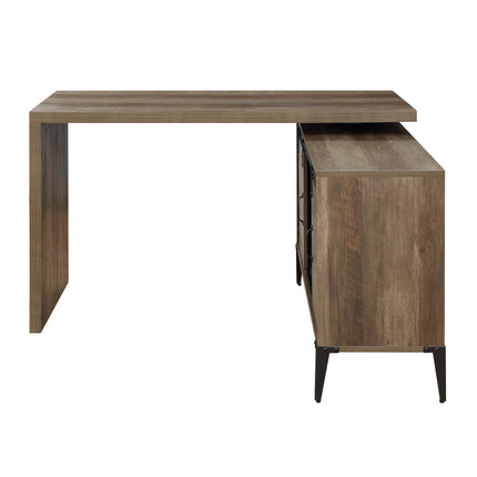 ACME OF00006 Zakwani Rustic Oak Writing Desk  1