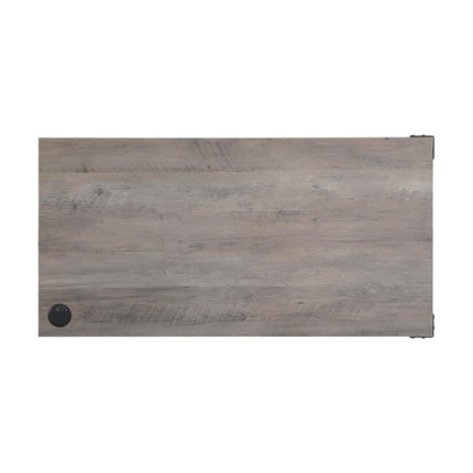ACME OF00009 Zakwani Gray Oak Writing Desk  4