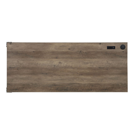 ACME OF00012 Zakwani Rustic Oak Writing Desk with USB  3