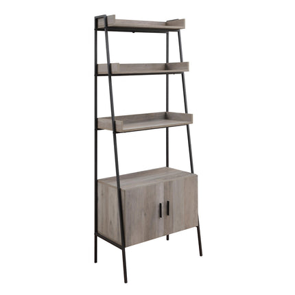 ACME OF00015 Zakwani Gray Oak Bookshelf  2