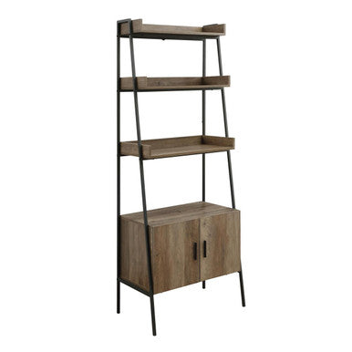 ACME OF00016 Zakwani Rustic Oak Bookshelf ACME Furniture