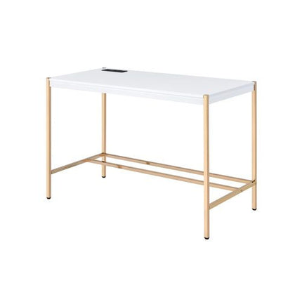 ACME OF00020 Midriaks White Writing Desk  1