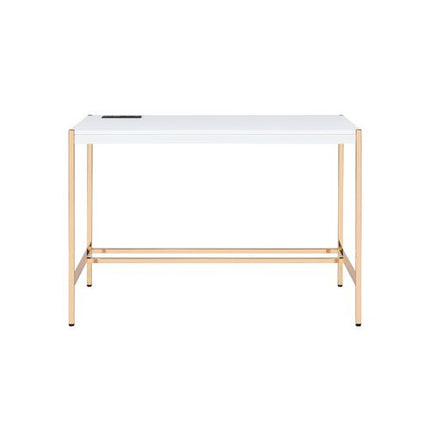 ACME OF00020 Midriaks White Writing Desk  2