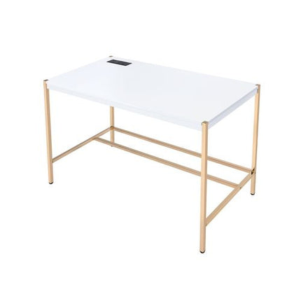 ACME OF00020 Midriaks White Writing Desk  3