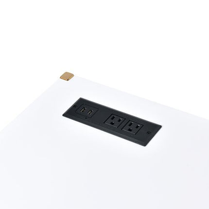 ACME OF00020 Midriaks White Writing Desk  4