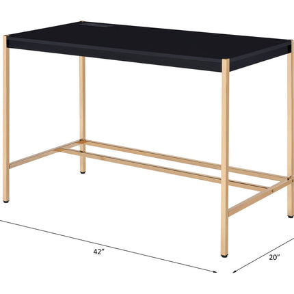 ACME OF00021 Midriaks Black Writing Desk  7