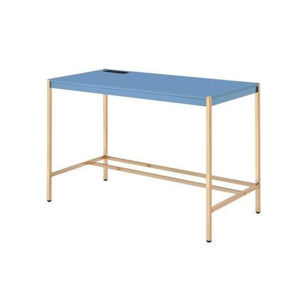 ACME OF00022 Midriaks Navy Blue Writing Office Desk  1