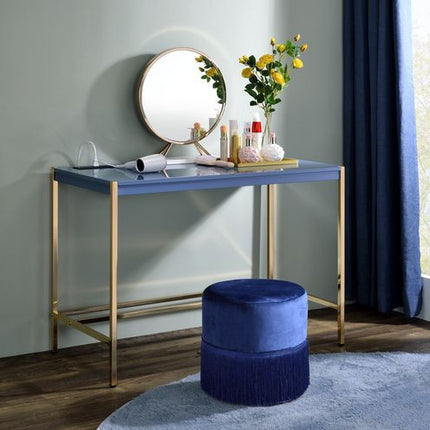 ACME OF00022 Midriaks Navy Blue Writing Office Desk  6