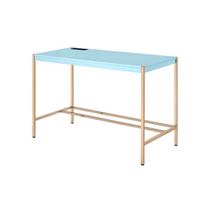 ACME OF00023 Midriaks Baby Blue Writing Office Desk  1
