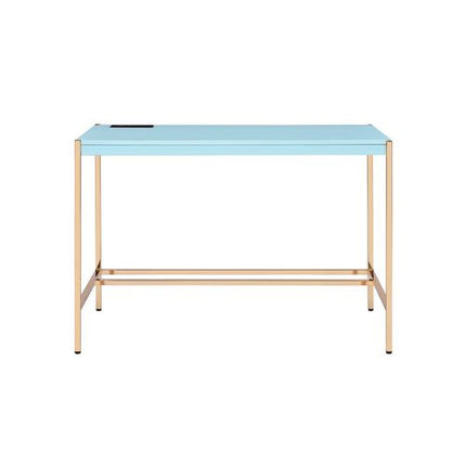ACME OF00023 Midriaks Baby Blue Writing Office Desk  2