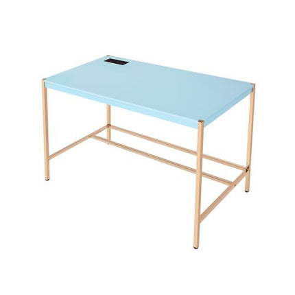 ACME OF00023 Midriaks Baby Blue Writing Office Desk  3