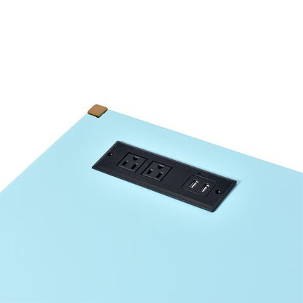ACME OF00023 Midriaks Baby Blue Writing Office Desk  4