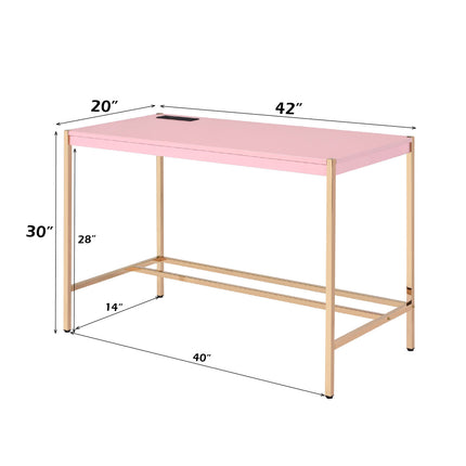 ACME OF00024 Midriaks Pink Writing Desk  8