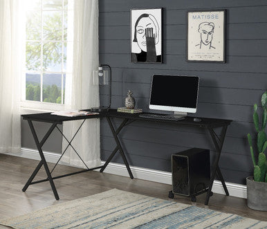 ACME OF00049 Dazenus Black Writing Desk ACME Furniture