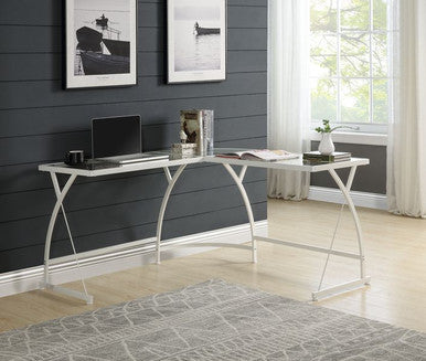 ACME OF00052 Janison White Writing Desk ACME Furniture