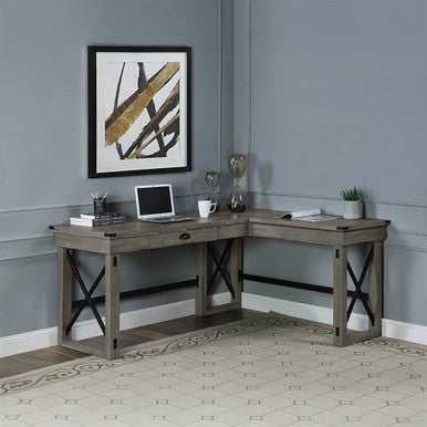 ACME OF00054 Talmar Gray Writing Desk ACME Furniture