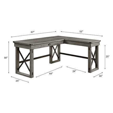ACME OF00054 Talmar Gray Writing Desk  8