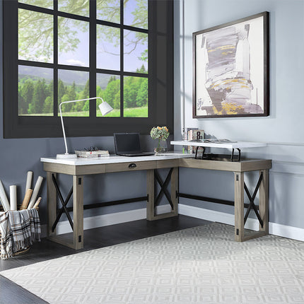 ACME OF00055 Talmar Oak Writing Desk  6