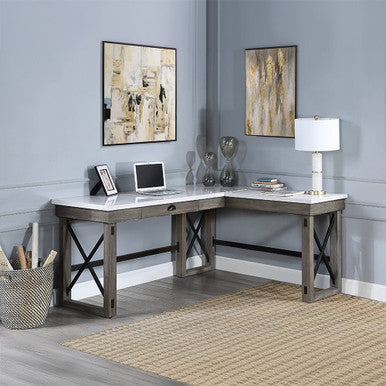 ACME OF00056 Talmar Gray Writing Desk ACME Furniture