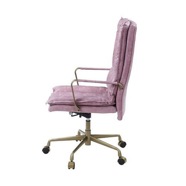 ACME OF00439 Tinzud Pink Office Chair  1