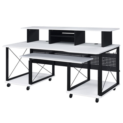 ACME OF00995 Megara White Music Desk  1