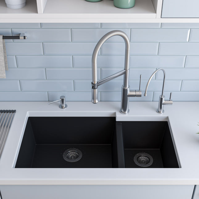 ALFI brand AB2015 Brushed Gooseneck Single Hole Faucet Alfi Brand