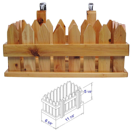 ALFI brand AB1136 61" Free Standing Cedar Wooden Bathtub with Chrome Tub Filler ALFI brand