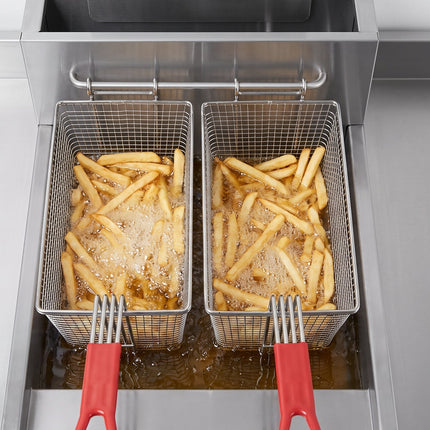 Forno Commerciale Natural Gas Deep Fryer, 4 Burners 120,000 BTU, 50 lbs Oil Capacity FORNO